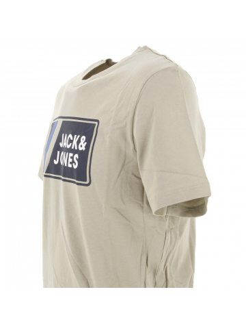 T-shirt jake kaki clair homme - Jack & Jones