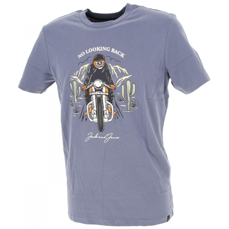 T-shirt header no looking bleu homme - Jack & Jones