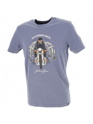 T-shirt header no looking bleu homme - Jack & Jones