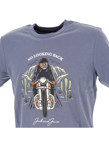 T-shirt header no looking bleu homme - Jack & Jones