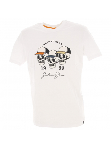 T-shirt header keep it blanc homme - Jack & Jones