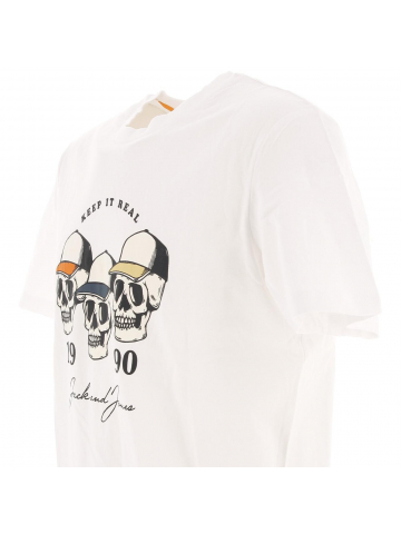 T-shirt header keep it blanc homme - Jack & Jones