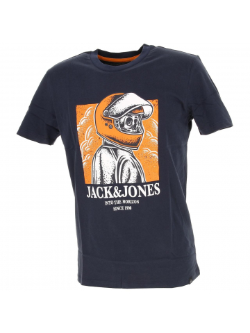 T-shirt header bleu marine homme - Jack & Jones
