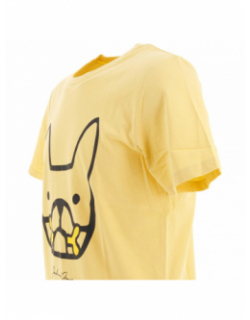 T-shirt mate dog jaune homme - Jack & Jones