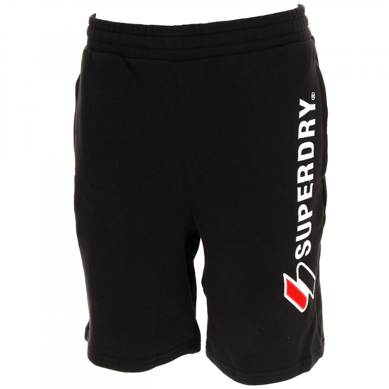 Short sportstyle logo noir homme - Superdry