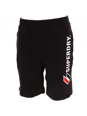Short sportstyle logo noir homme - Superdry