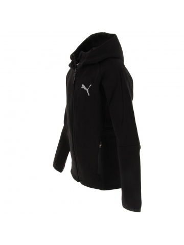 Blouson à capuche evostripe noir garçon - Puma