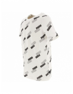 T-shirt sport power aop blanc garçon - Puma