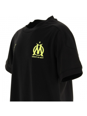 T-shirt de sport olympique marseillais noir enfant - Puma