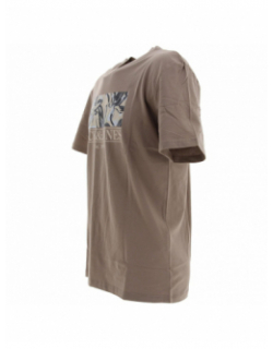 T-shirt flower branding marron homme - Jack & Jones