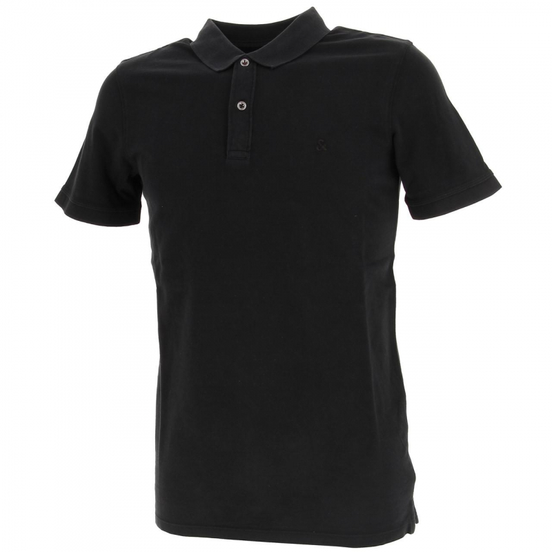 Polo washed noir homme - Jack & Jones