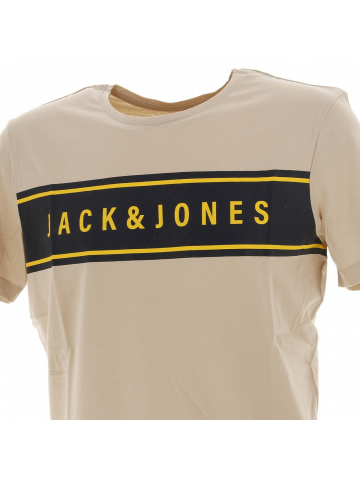 T-shirt mast beige homme - Jack & Jones