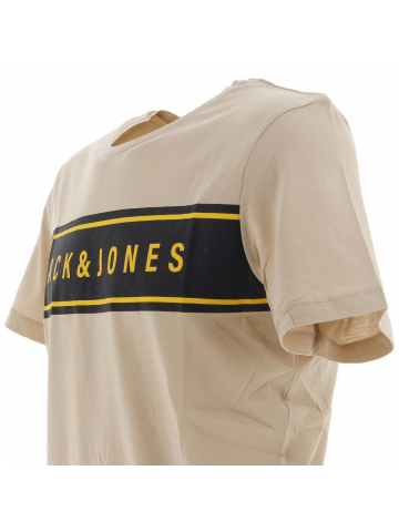 T-shirt mast beige homme - Jack & Jones