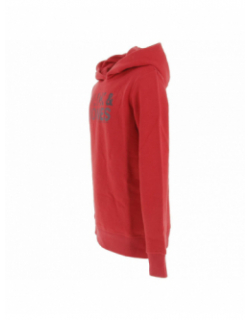 Sweat à capuche floki rouge garçon - Jack & Jones