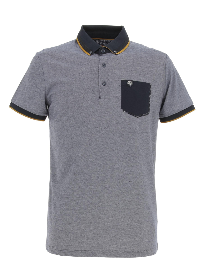 Polo gallifrey bleu homme - Benson & Cherry