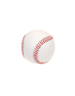 Balle de baseball coeur souple synthétique t1 blanc - Tremblay