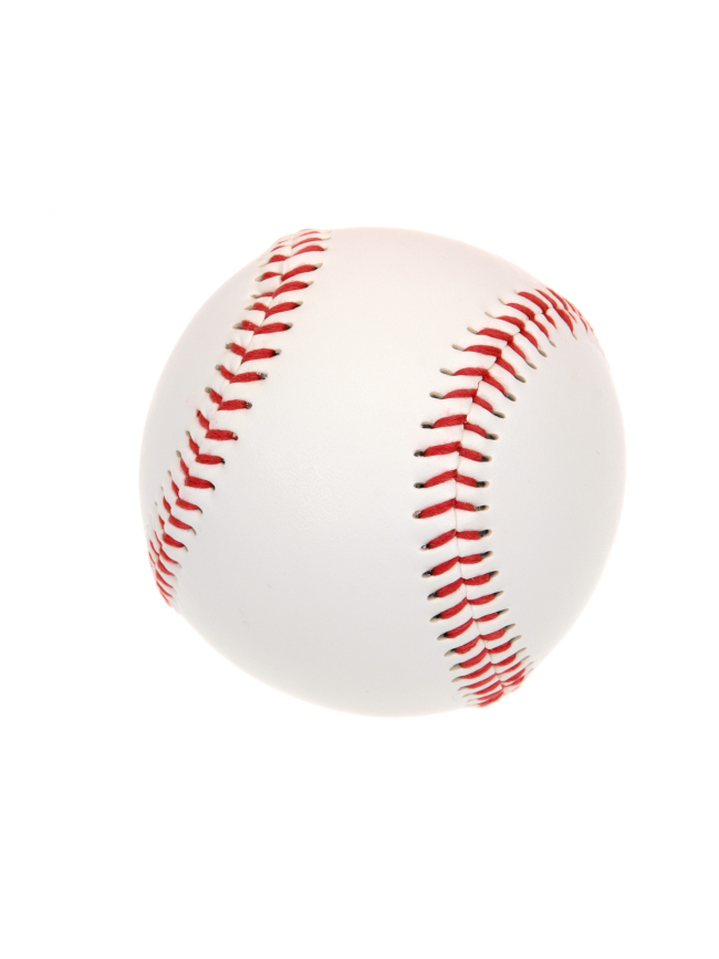 Balle de baseball coeur souple synthétique t1 blanc - Tremblay