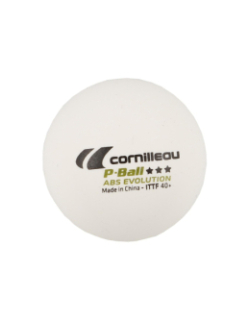 Pack 3 balles de tennis de table blanc - Cornilleau