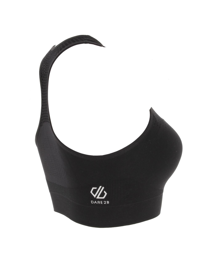 Brassière de sport sweat it noir femme - Dare 2B