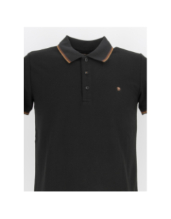 Polo gac uni noir homme - Benson & Cherry