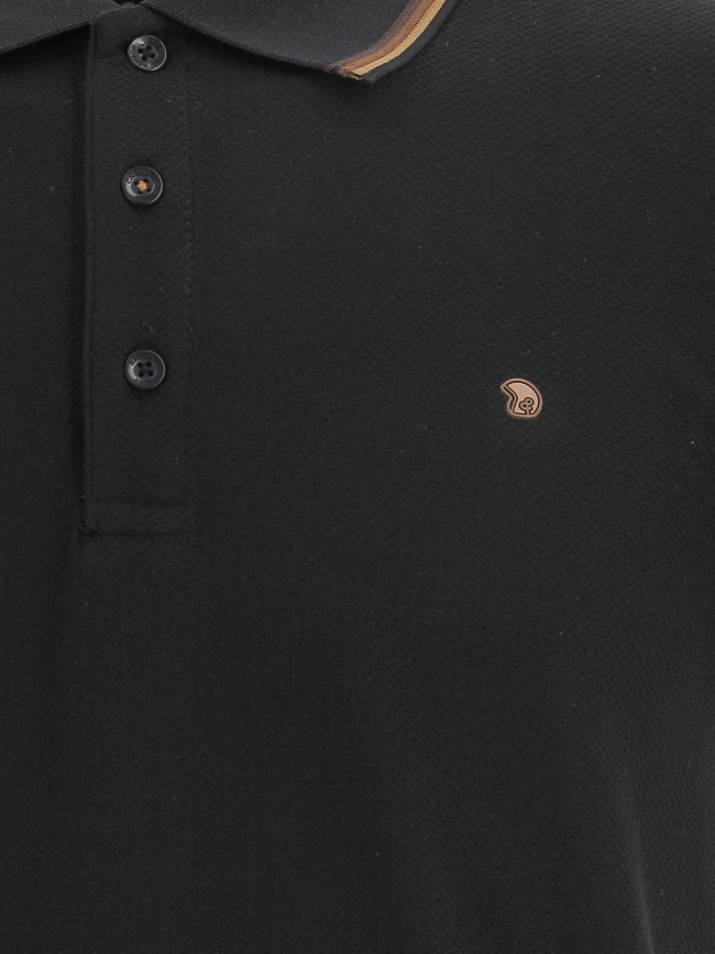 Polo gac uni noir homme - Benson & Cherry