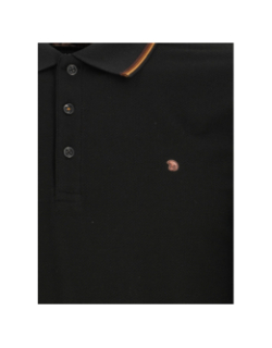 Polo manches longues gaclong noir homme - Benson & Cherry