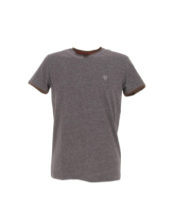 T-shirt classic chiné marron homme - Benson & Cherry