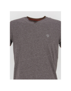 T-shirt classic chiné marron homme - Benson & Cherry