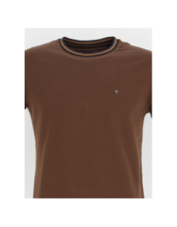 T-shirt classic uni marron homme - Benson & Cherry