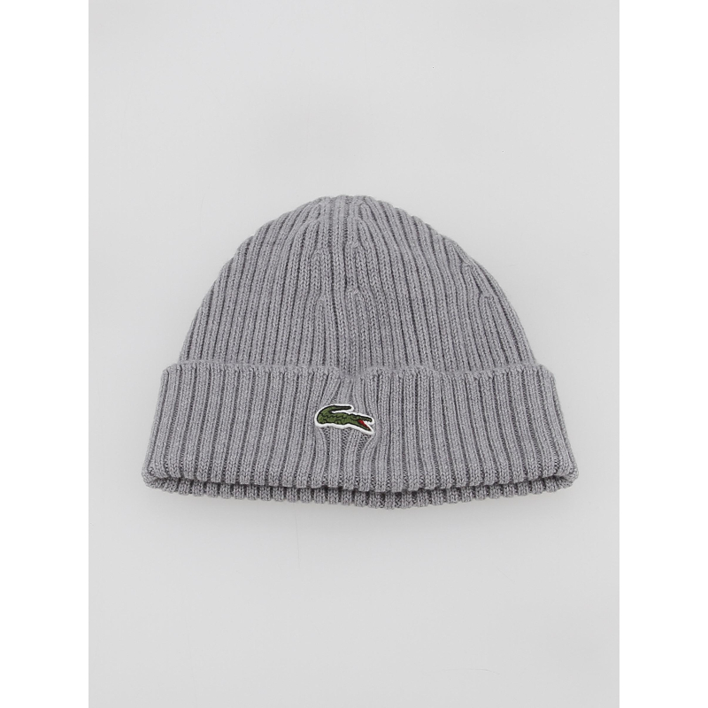 Bonnet agathe gris chiné - Lacoste